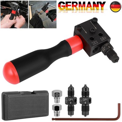 Bördelgerät Bremsleitung 4,75 3/16 6,35 1/4 SAE F + E Bördel Bremsrohr Kfz PKW