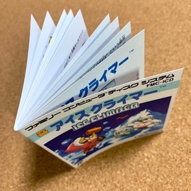 Ice Climber W/Case Manual Retro Famicom Disk System FC Good Used Game NTSC-J JP