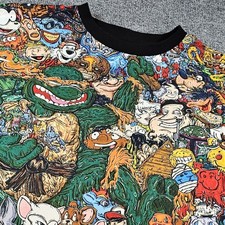 Grassroots California x Vincent Gordon Men's Small Cartoon All Over Print Tee
