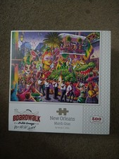 New 2024 New Orleans Mardi Gras~Boardwalk Puzzle 500 Pieces-Made in USA!