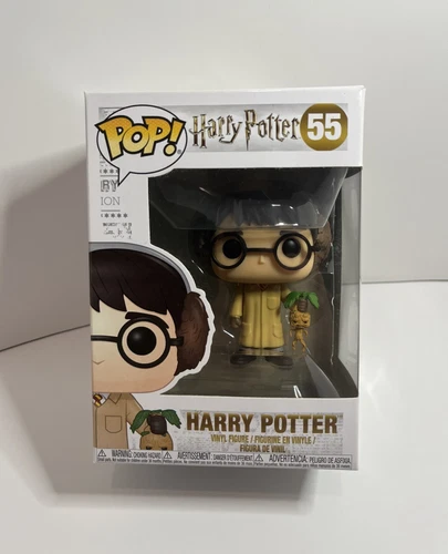 Funko Pop! Vinyl: Harry Potter #55 Wearing Earmuffs Glasses Holding Mandrake