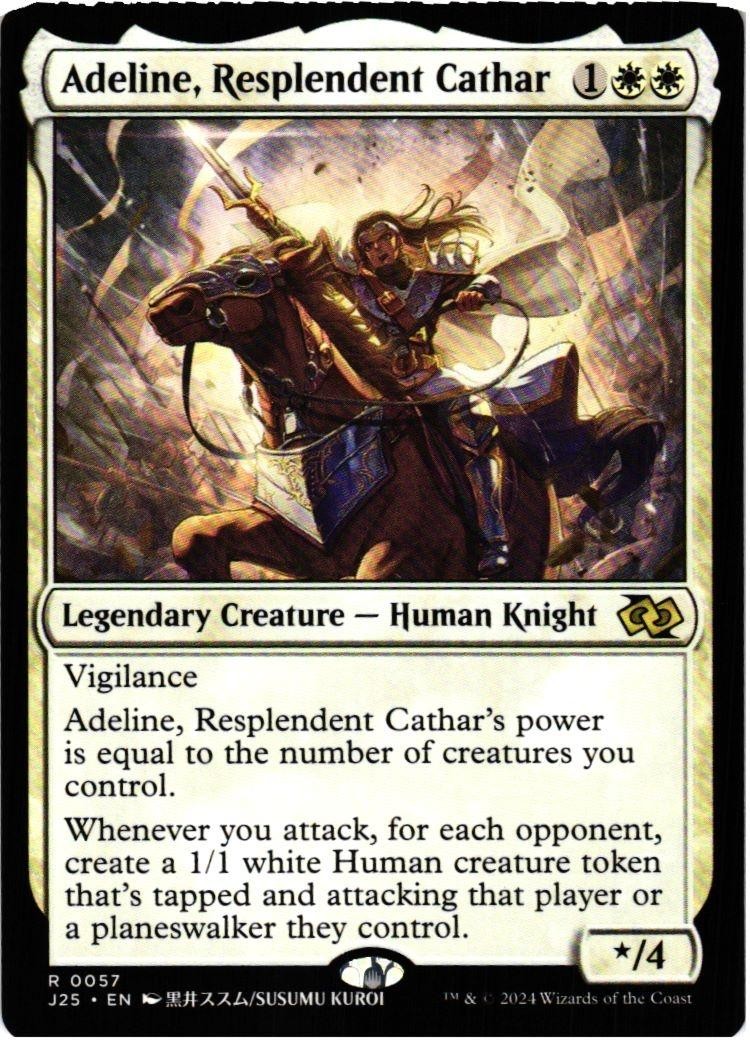 Adeline, Resplendent Cathar (Anime) 57 Foundations Jumpstart MTG NM