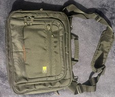 Black Laptop Messenger Bag Briefcase Shoulder Carry Case