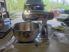VTG Sunbeam Mixmaster Deluxe 1-8B 12 Speed 2-...