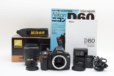 Nikon D60 Lens Kit Digital Camera with Box Used Excellent Cond