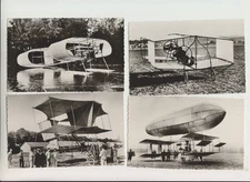 LOT of 15 Early Aviation Postcard - Photo Postcards c. 1930-50s, Described