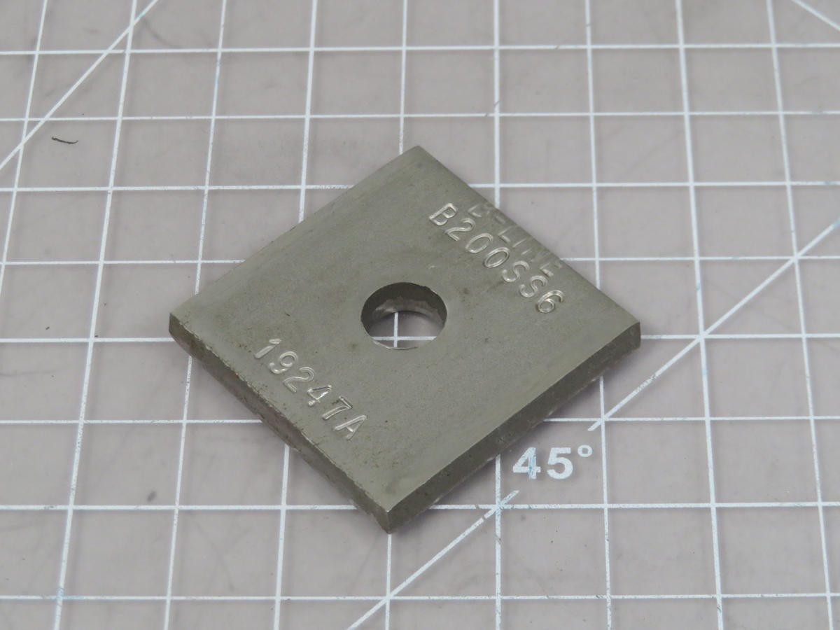 LOT OF 100 EATON B200SS6 SS6 SQ WASHER T202354