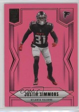 2025 Panini Donruss Elite Pink Ink Justin Simmons #95 1oy3