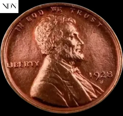 1928-S Lincoln Wheat Penny Cent - Gem BU Red