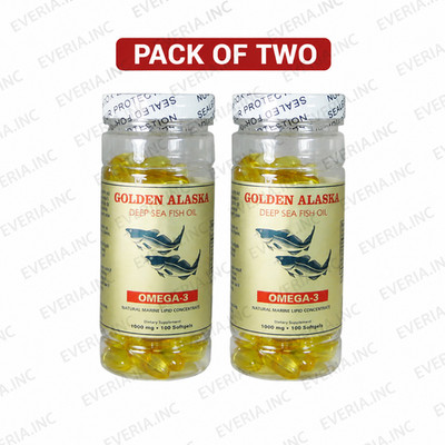 NCB Alaska Deep Sea Fish Oil Omega 3 , EPA / DHA  1000 mg ( Pack x 2 )