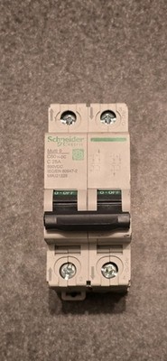 USED Schneider M9u21225 Multi9 C60H-DC, 2P, 25A, C curve, 6kA (IEC/EN 60947-2)
