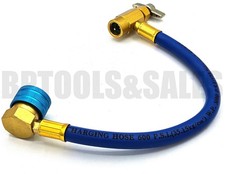 12 R1234yf Refrigerant Ac Recharge Hose W Valve Can Tap Brass Quick Connect