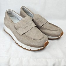 Voile Blanche Julia Hybrid Loafer Sneaker Taupe Suede Platform Slip On Shoes 37