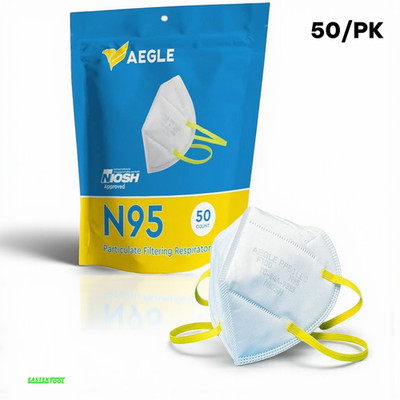 AEGLE N95 FOLDABLE RESPIRATOR CDC / NIOSH APPROVED EASY BREATH