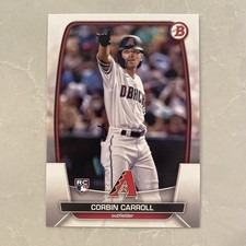 Corbin Carroll Flagship Rookie Card RC 2023 Bowman Base Arizona Diamondbacks #73