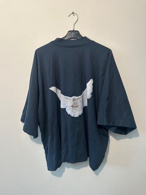 YZY Yeezy Gap Engineered by Balenciaga No Seam Oversized T-Shirt Tee Dark Blue