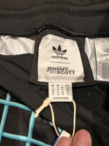 ADIDAS Originals JEREMY SCOTT RALLY MENS LIFESTYLE TRACK PANTS Sz S HG6510 NWT - Picture 4 of 6