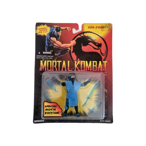 Mortal Kombat Sub-Zero Special Movie Edition Figure Hasbro toy 1994 MOC Mint - Picture 5 of 5