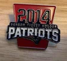 New England Patriots Season Ticket Holder 2014 Pin
