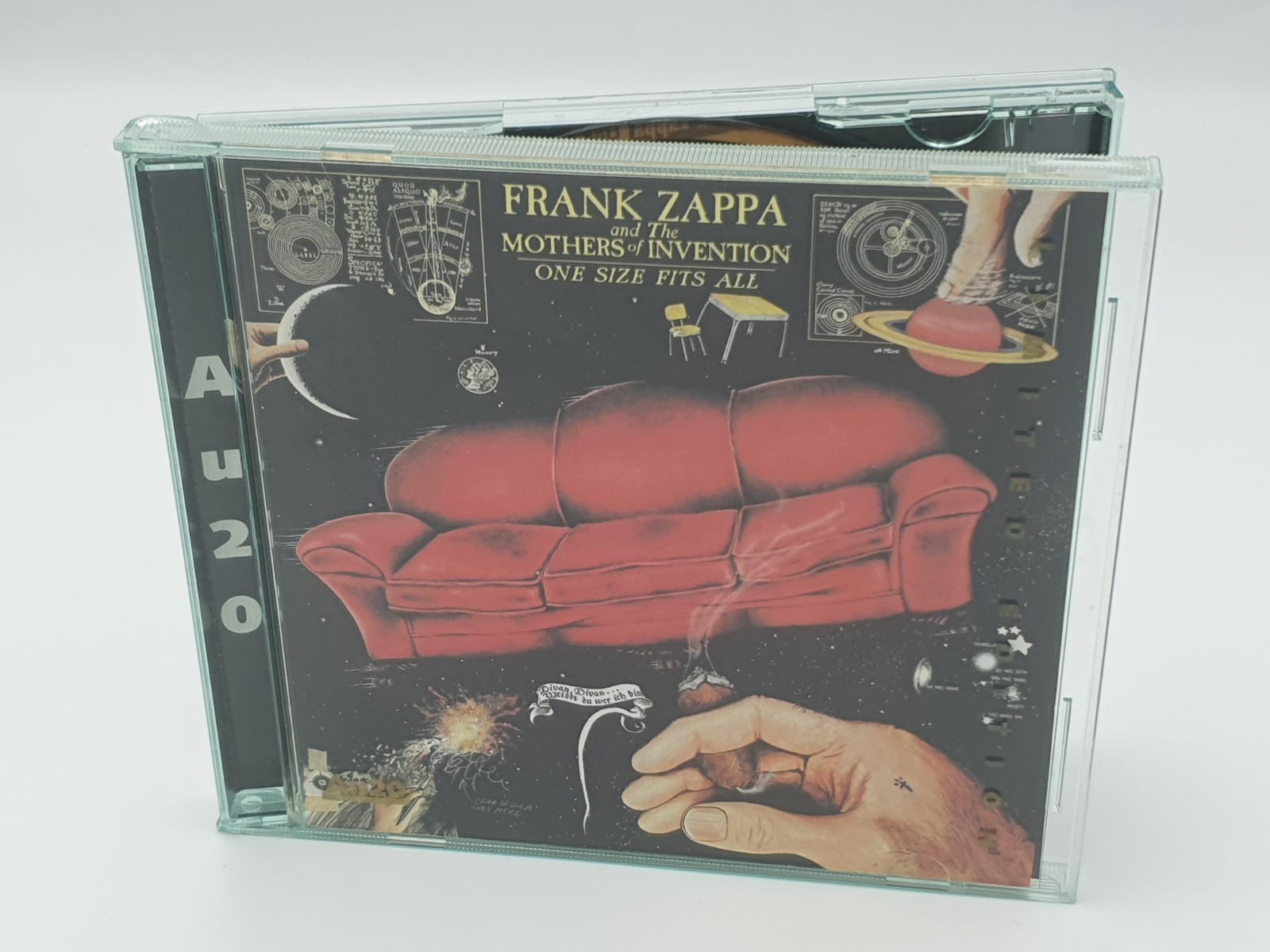 Frank Zappa - One Size Fits All Cd Limited Edition 24k Gold Disc Rykodisc