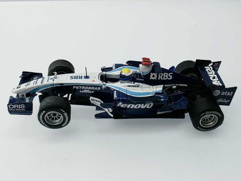 SCX LENOVO WILLIAMS FW28 F1 1/32 SCALE SLOT CAR NICE!!!