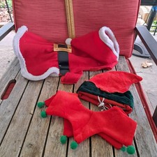 Dog Costumes M/L 12" Neck 16" Length  20" Waist Santa  Elf 5386L498
