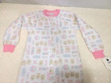 Carter's Kid's Zip-up 1-Piece Fleece Footie Pajamas Bears Sz 6 NWT Vintage