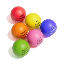 KDG Boules de Stress Motivationnel (Pack de 6) pour Enfants et Petits, Pack de 6