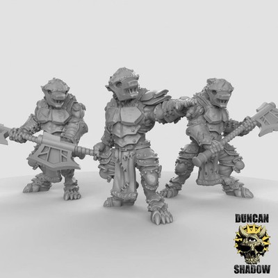 Wolfen Warrior Set 1 Miniatur