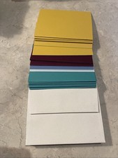 Note Cards Blank 20 Pack 4x5.5 Assorted Colors with Envelopes Any Occasion