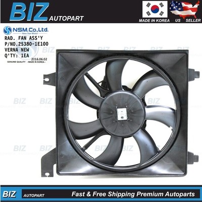 Cooling Fan Blower Assembly for 2006-2011 Hyundai Accent 25380-1E100