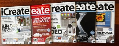 iCreate Magazine Issues 6 10 Bundle Apple Mac ALL DVDs Included 2007 VGC