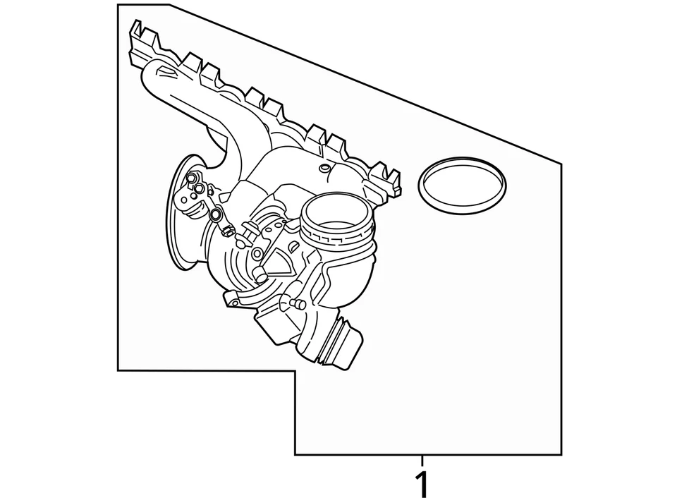 2015-2019 MINI COOPER CLUBMAN COUNTRYMAN BMW X1 X2 2.0L TURBOCHARGER TURBO - Image 4 of 4