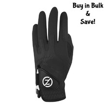 1 NEW Zero Friction Cabretta Elite Leather OSFM Golf Glove - Men's LH Black