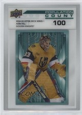 2024-25 Upper Deck Series 1 Population Count 100 /100 Adin Hill #PC-8 04ww