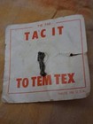 1960s TEM TEX Advertising Mascot Cowboy Neck Tie Tack Western Shirt Co New MOC — photo 3