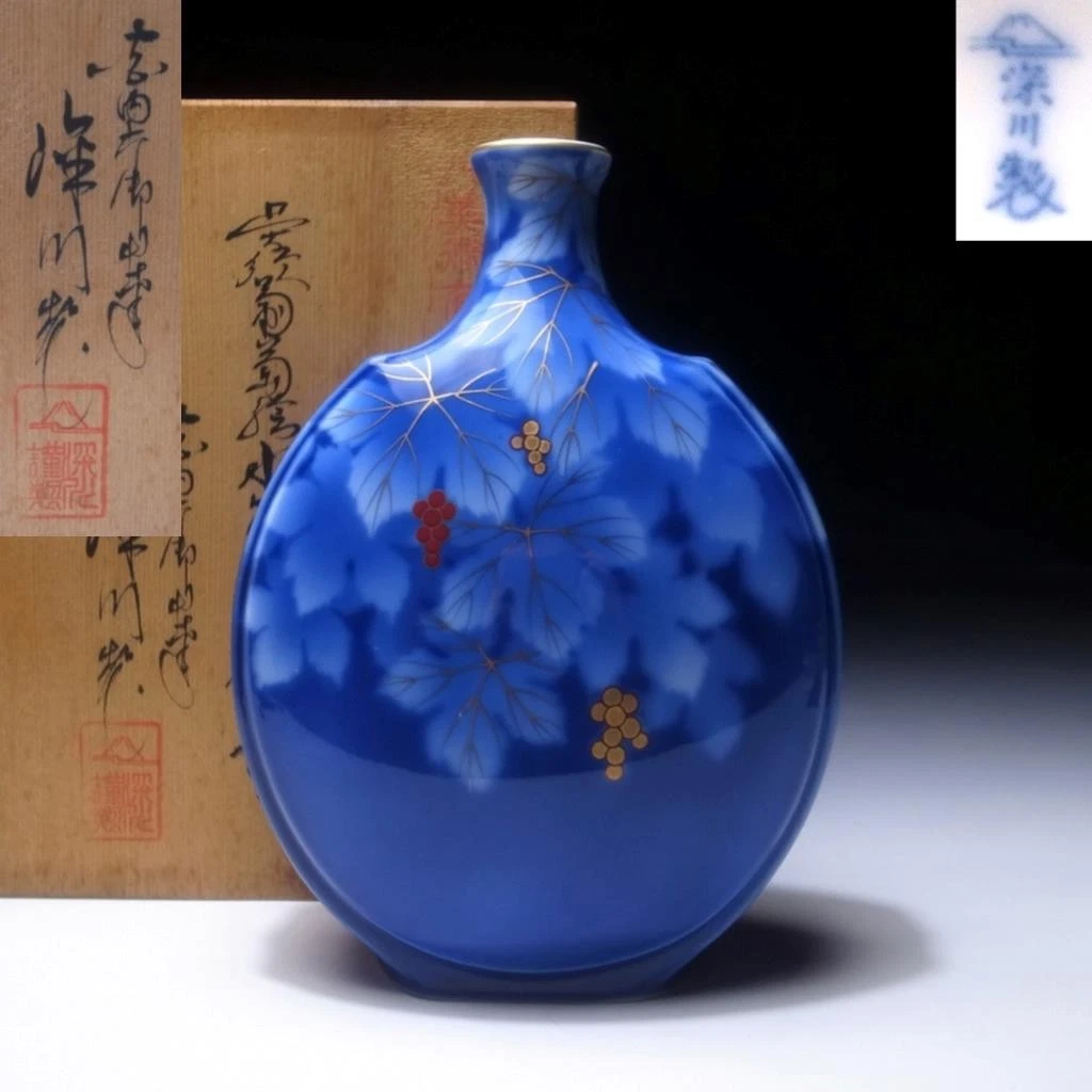 日本瓷花瓶深川| eBay