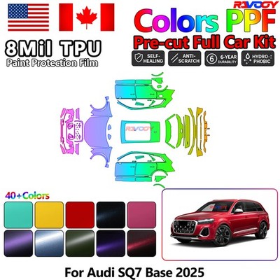 Color Precut PPF Paint Protection Film For Audi SQ7 Base 2025