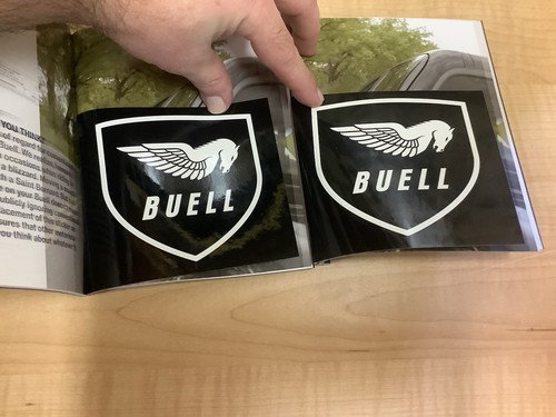 TWO Original 2010 Buell Sales catalogs complete with decals - Picture 3 of 5