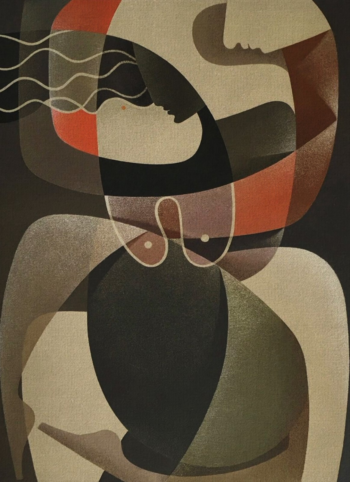 Intimate Handmade Cotton Canvas Acrylic Art Painting  