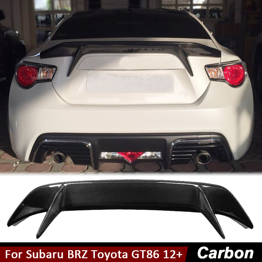 For Subaru BRZ Toyota FT86 GT86 Scion FR-S Real Carbon Rear Trunk Spoiler Wing