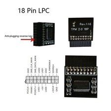 TPM2.0 Security Modules SPI 14Pin LPC 14/18/20 Pin for Asrock TPM2 -SLI -S -SPI