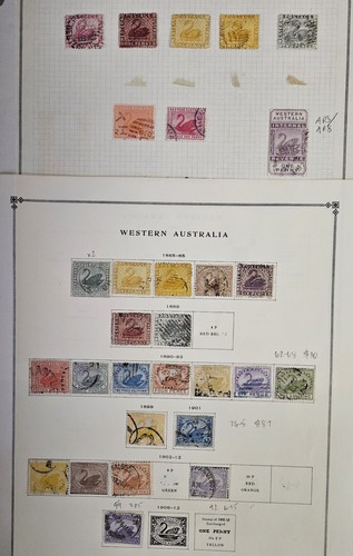 MD WESTERN AUTRALIA small lot of stamps from collection