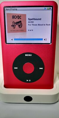 iPod classic 第7世代 160GBからSD256GBに赤　レッド iPod classic 第7世代 160GBからSD256GBに赤 レッド NEW Apple iPod