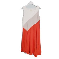 Anthropologie Maeve Cameroon Colorblock Asymmetrical Dress Size S