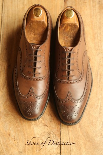 Church's Chetwynd Brown Leather Oxford Brogue Shoes Men's UK 7 G US 8 EU 41 - Picture 4 of 11