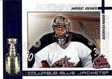 2003-04 Pacific Quest for the Cup Blue #29 Marc Denis