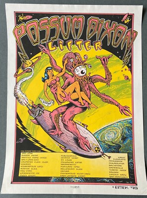Possum Dixon: 1996 Poster by EMEK | eBay