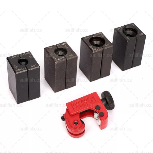 Single Bubble Double Flare Tool Brake Line Flaring Kit for Steel Copper Tube 45° - Picture 2 of 12