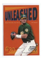 1999 SkyBox Thunder Unleashed #3U Eric Chavez Oakland Athletics INSERT